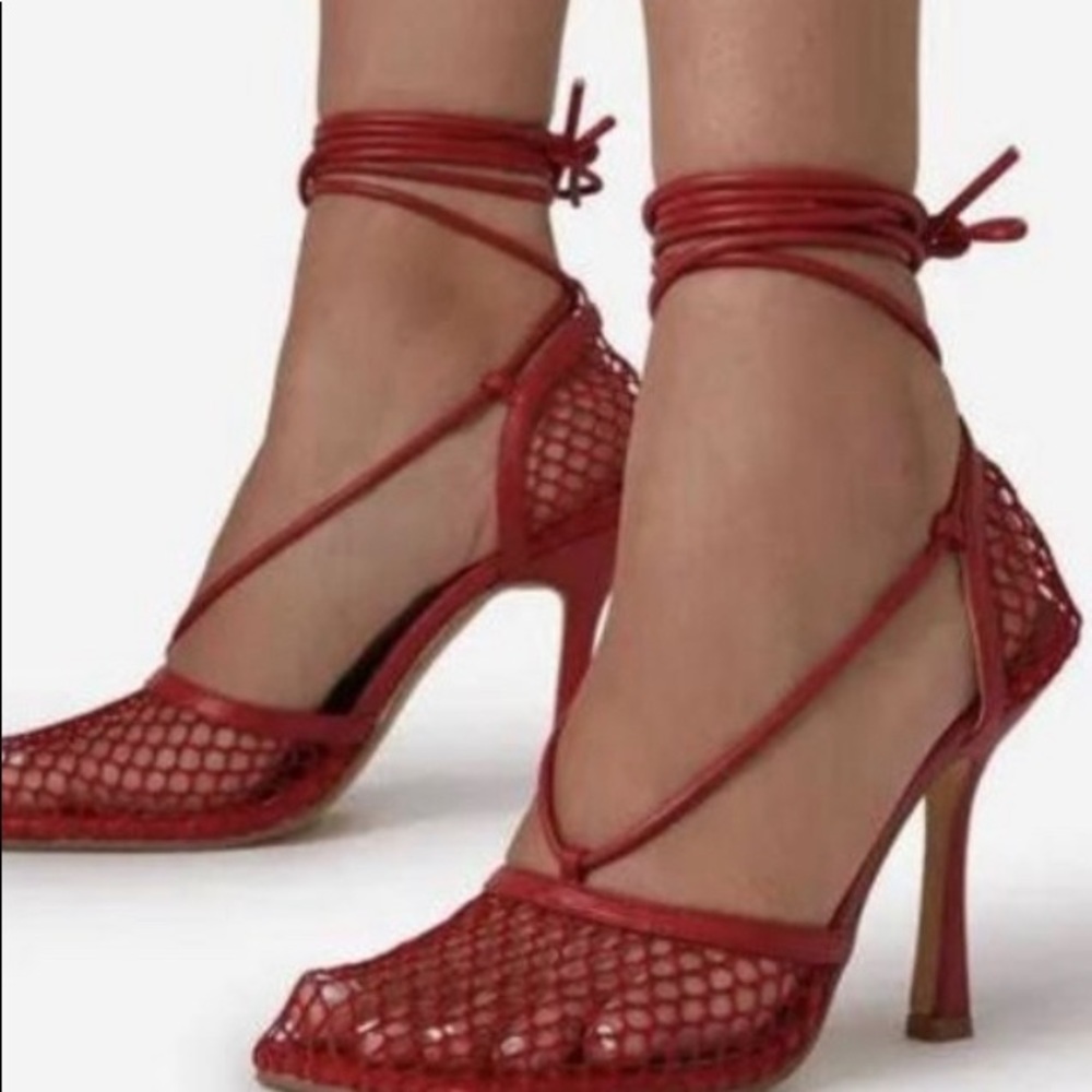 Fishnet Heels